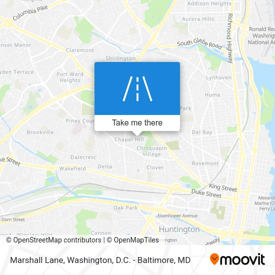 Mapa de Marshall Lane