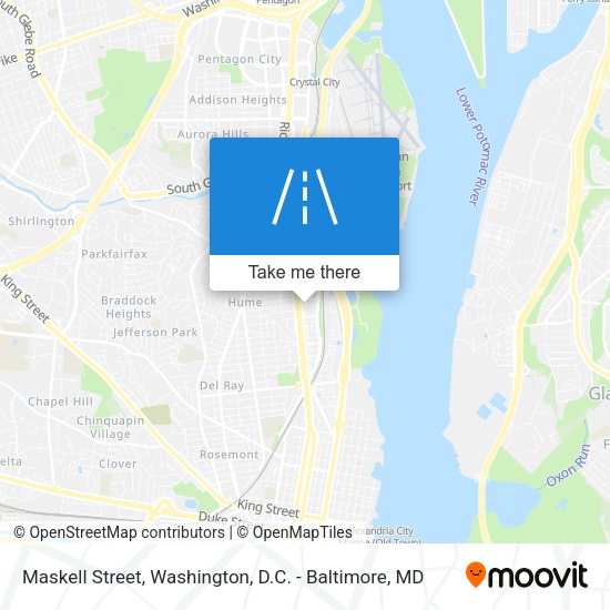 Maskell Street map