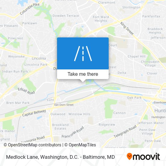 Mapa de Medlock Lane