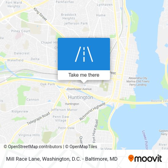Mill Race Lane map