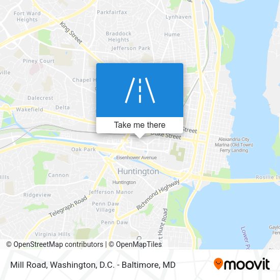 Mill Road map
