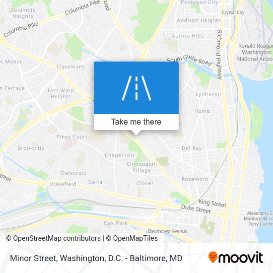 Minor Street map