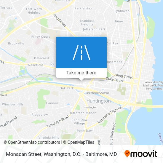 Monacan Street map