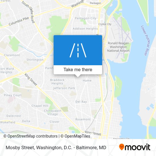 Mosby Street map
