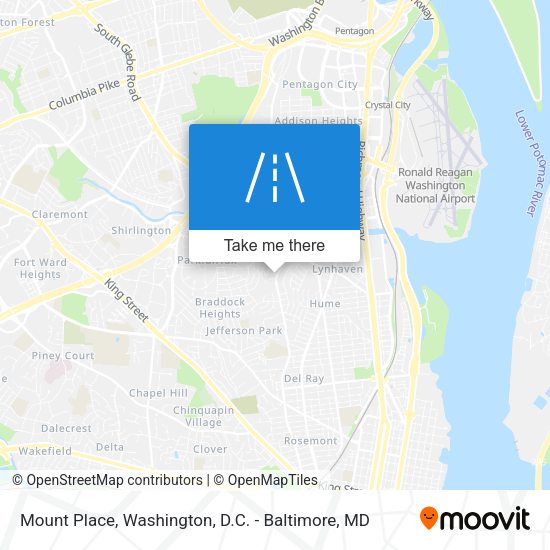 Mount Place map