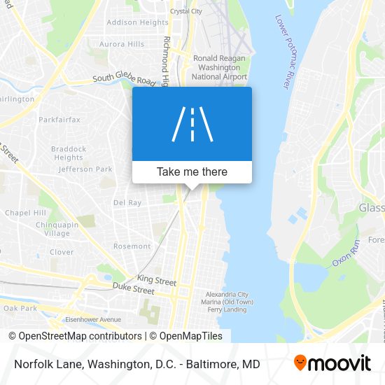 Norfolk Lane map