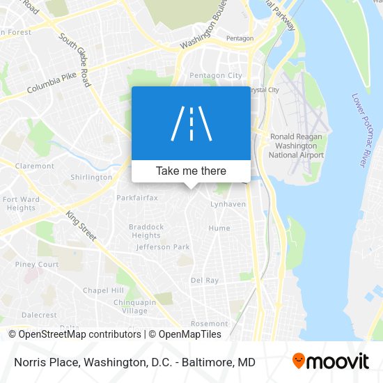 Norris Place map