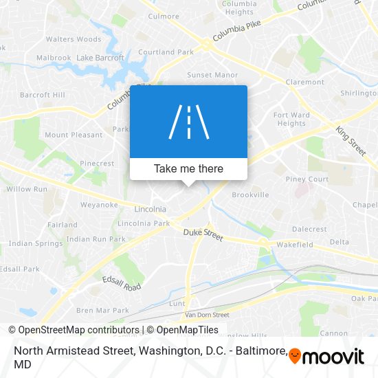 Mapa de North Armistead Street