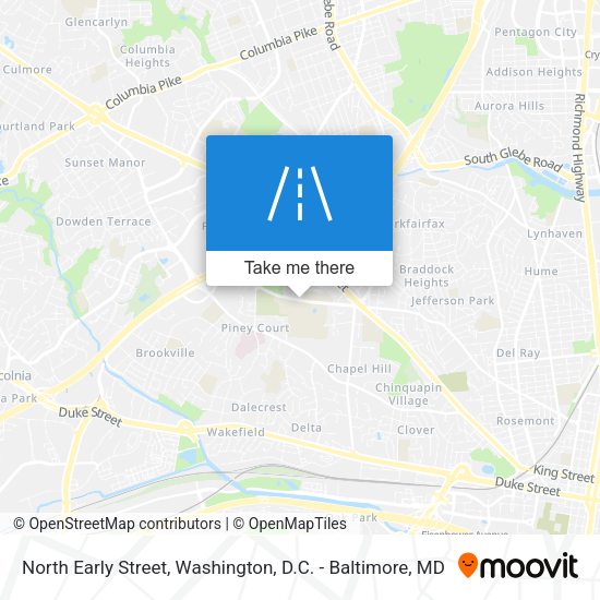 North Early Street map