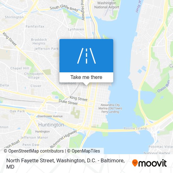 North Fayette Street map