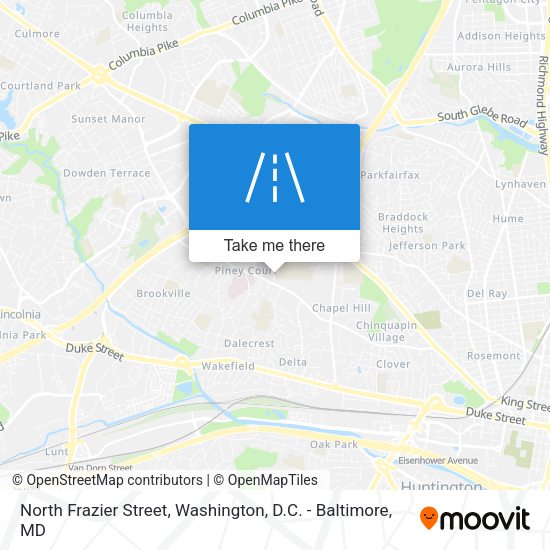 Mapa de North Frazier Street