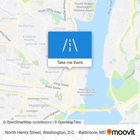 Mapa de North Henry Street