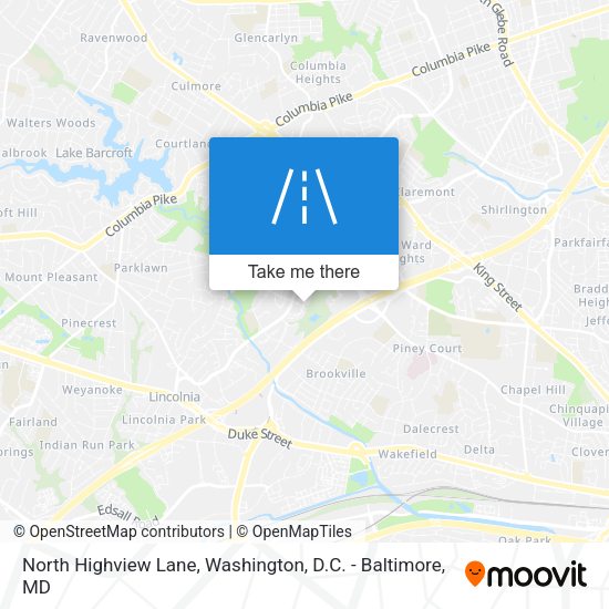 Mapa de North Highview Lane
