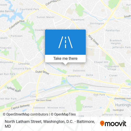 Mapa de North Latham Street