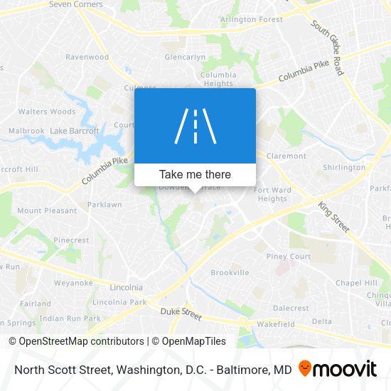 Mapa de North Scott Street