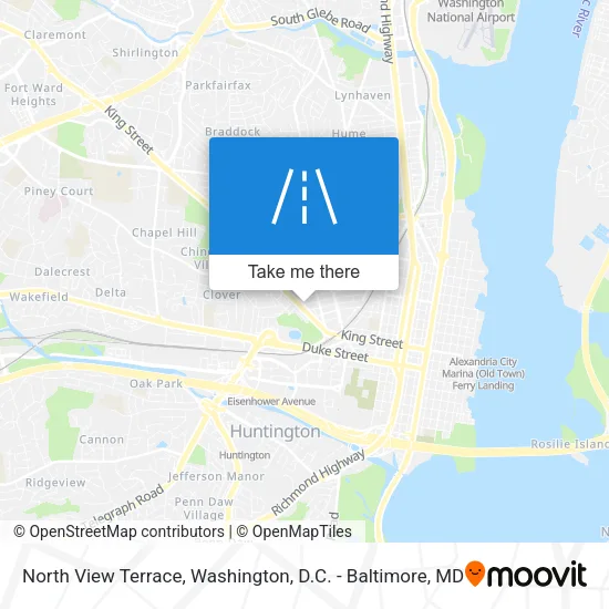 North View Terrace map