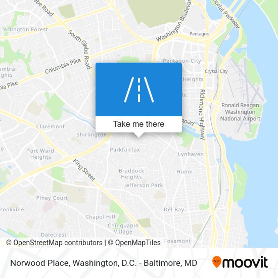 Norwood Place map