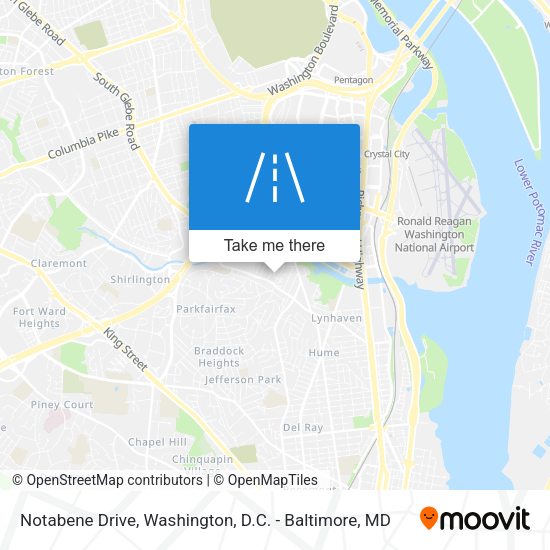 Mapa de Notabene Drive