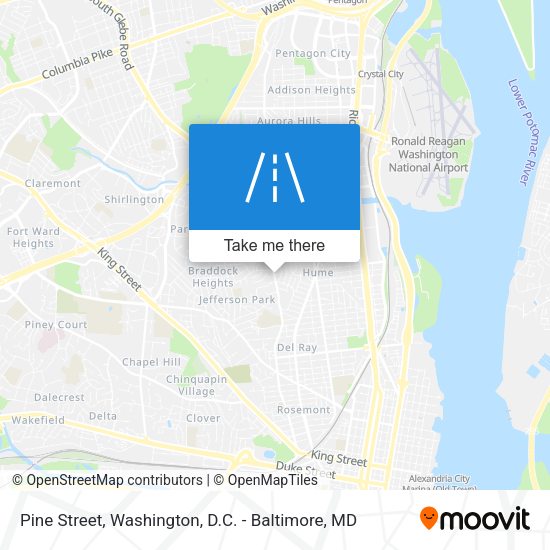 Mapa de Pine Street