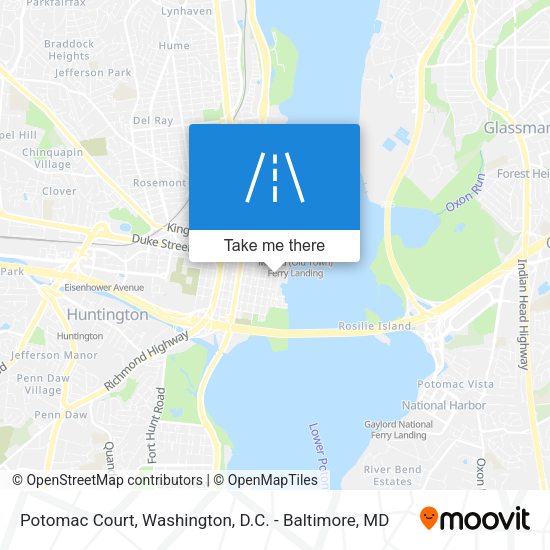 Potomac Court map