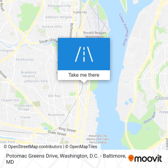 Mapa de Potomac Greens Drive