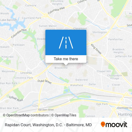 Rapidan Court map