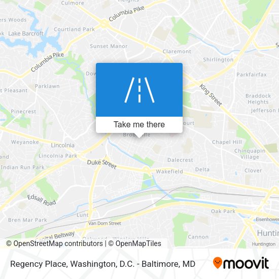 Regency Place map