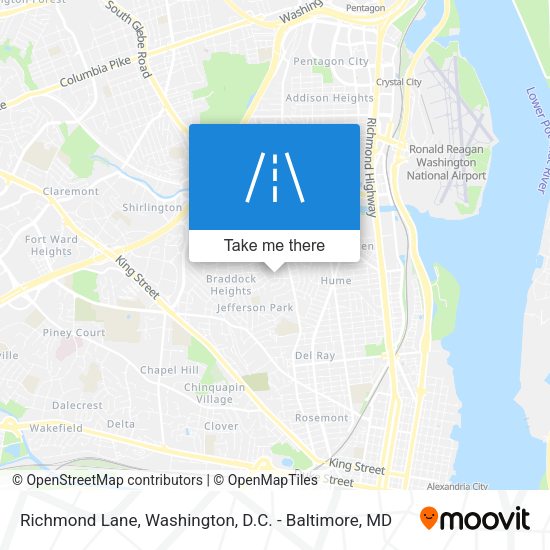 Richmond Lane map