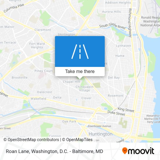 Roan Lane map