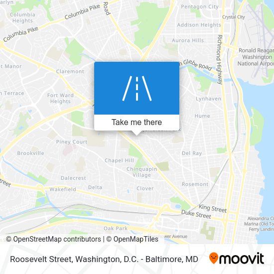 Roosevelt Street map