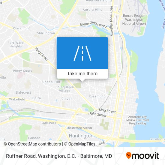 Ruffner Road map