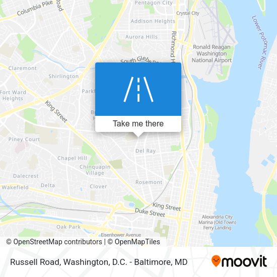 Mapa de Russell Road