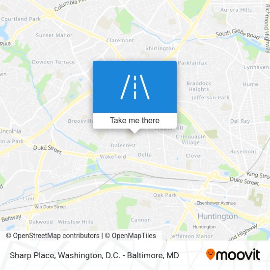 Sharp Place map