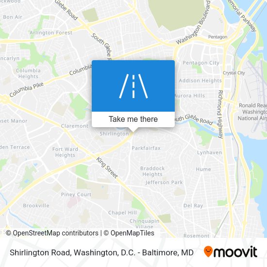 Mapa de Shirlington Road