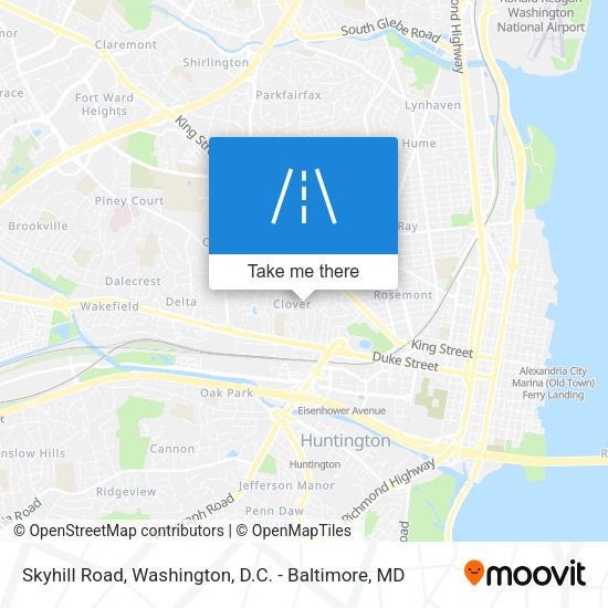 Mapa de Skyhill Road