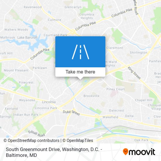 Mapa de South Greenmount Drive