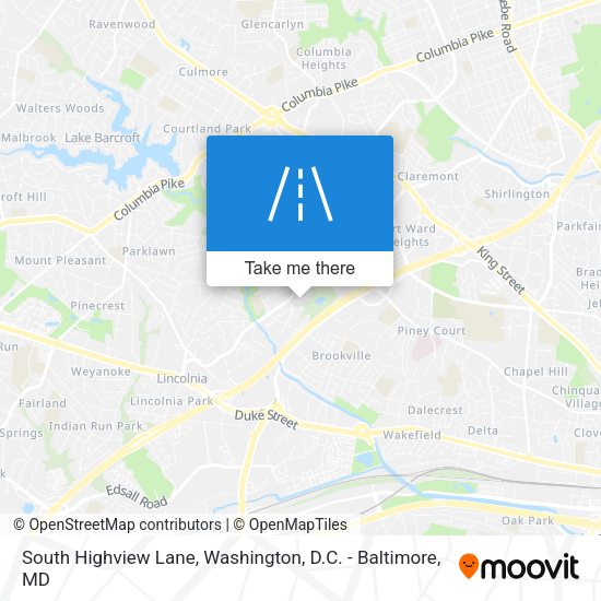 Mapa de South Highview Lane