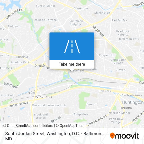 Mapa de South Jordan Street