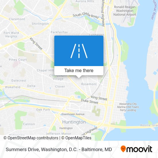 Summers Drive map