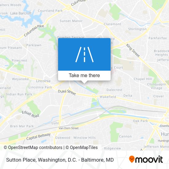 Sutton Place map