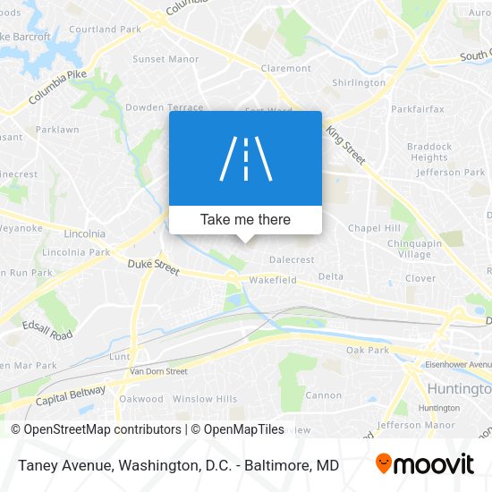 Mapa de Taney Avenue