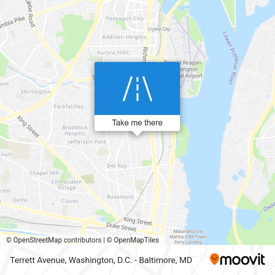 Mapa de Terrett Avenue