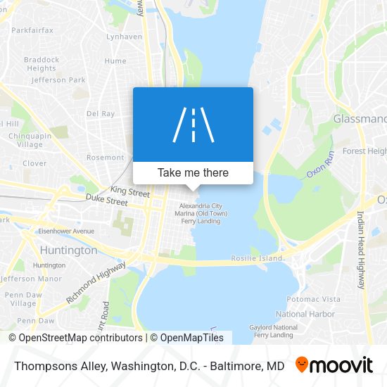 Thompsons Alley map