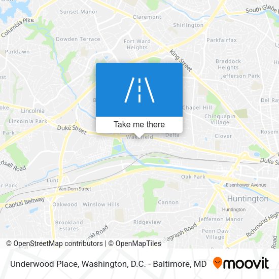 Underwood Place map