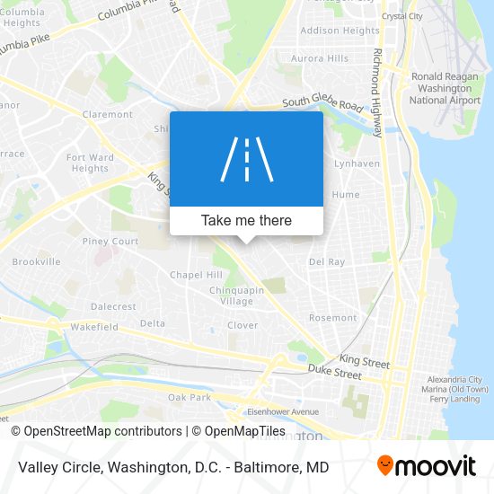 Valley Circle map