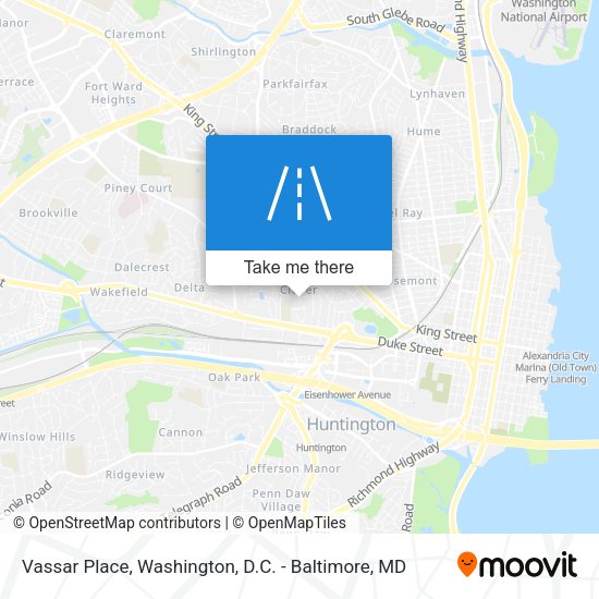 Vassar Place map