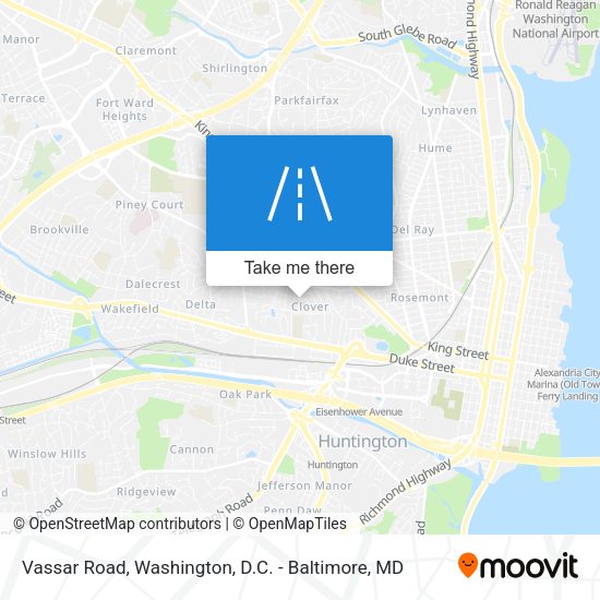 Mapa de Vassar Road
