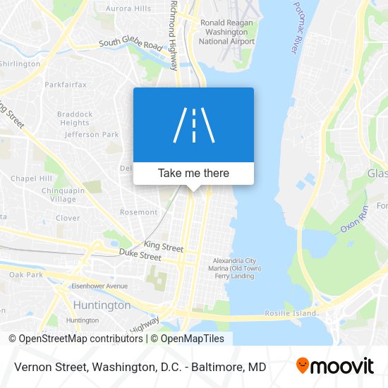 Mapa de Vernon Street