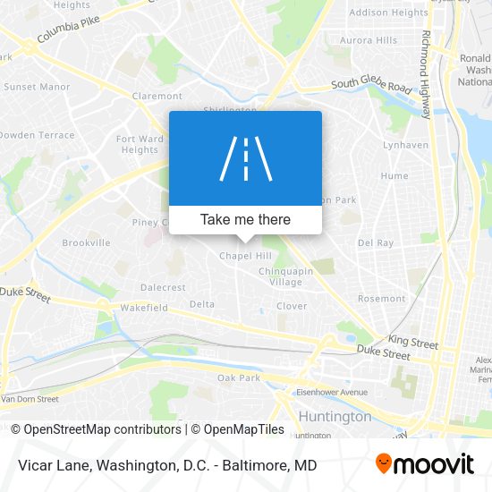 Mapa de Vicar Lane