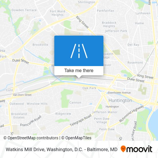 Watkins Mill Drive map